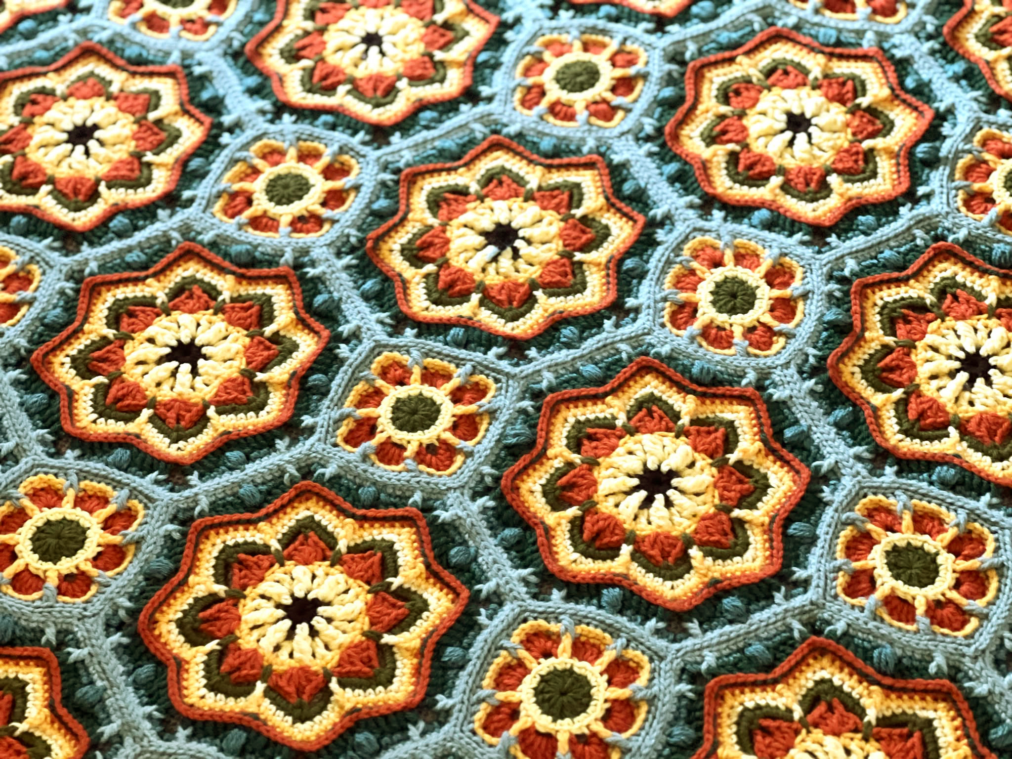 Gazania Splendor Blanket: A Mesmerizing Garden in Yarn